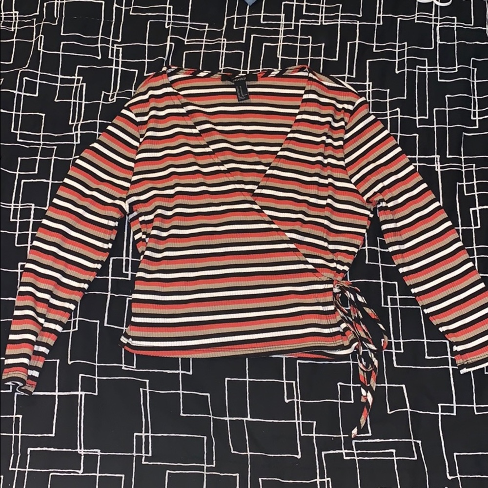 Striped Crop top